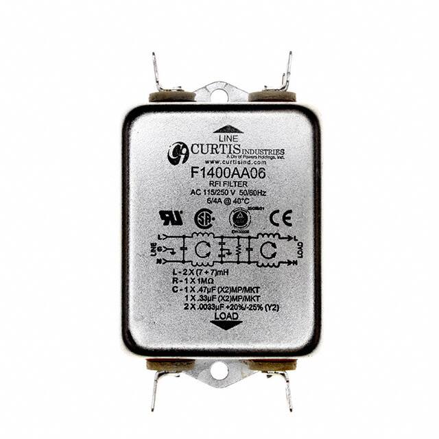 F1400AA06 Curtis Industries  Power Line Filter Modules